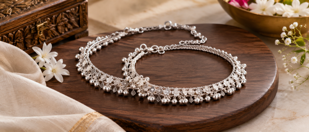 Silver Payal Design