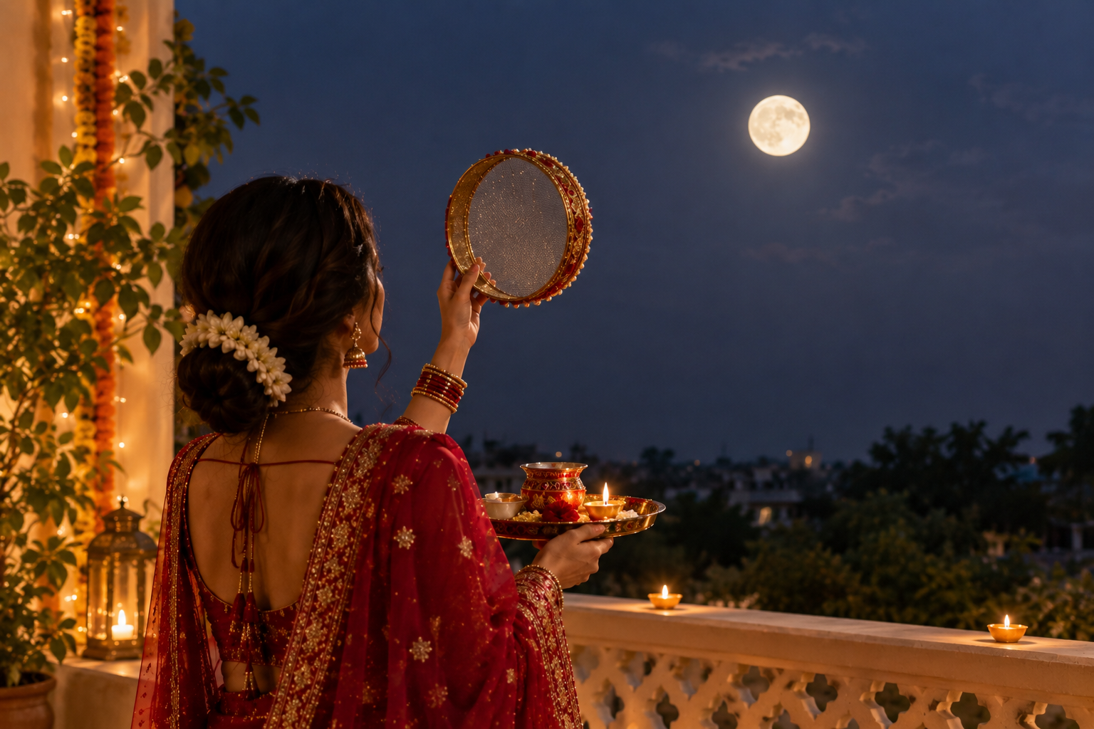 Karwa Chauth Saree